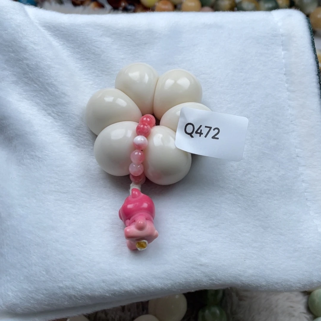 *****吊坠菩提根/象牙果Q472牙果蒜瓣手捻27mm一串通货
