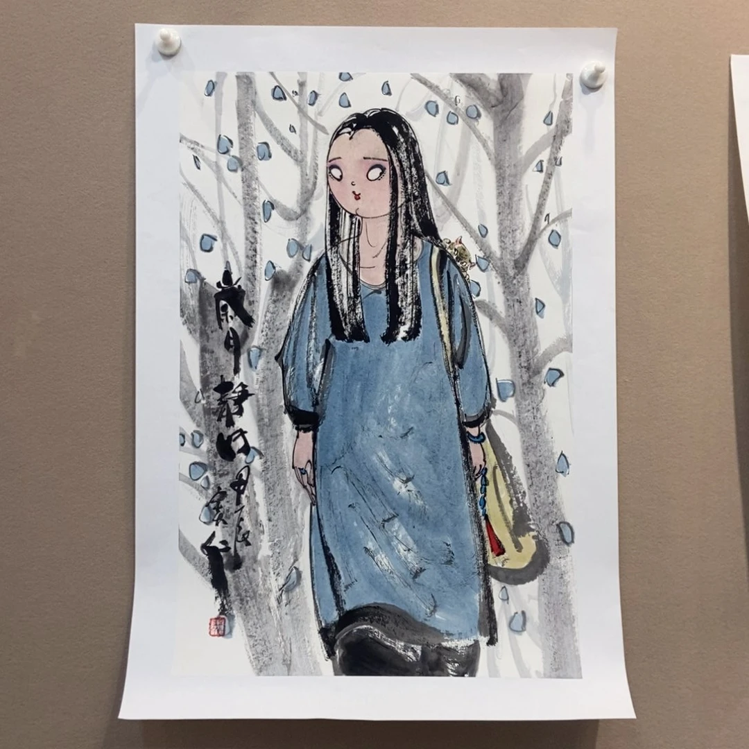 【闪购商品】国画暗*墨鱼精品墨鱼精品