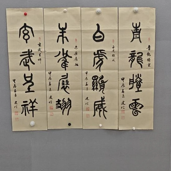 铁建信老师精品书法作品