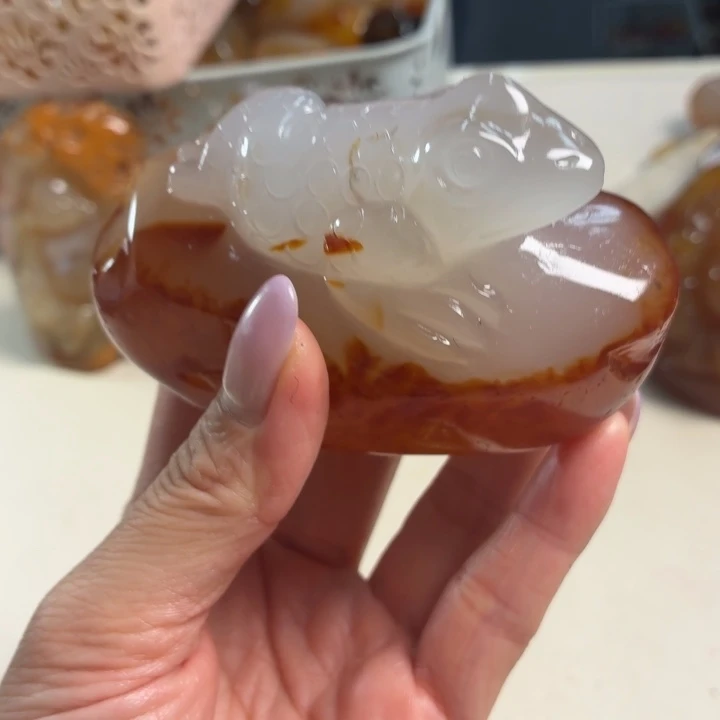 玛瑙/玉髓未镶嵌吊坠(不含链)