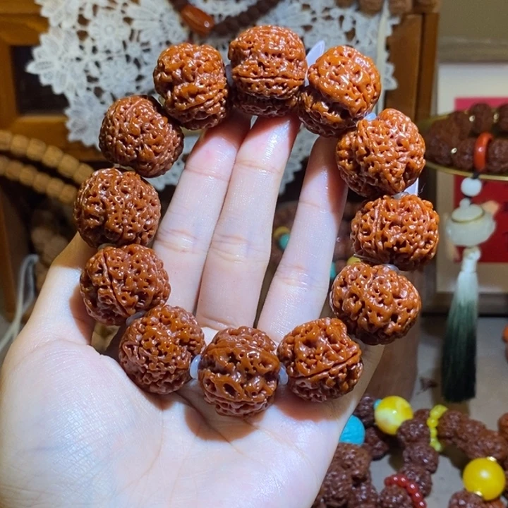 金刚菩提吊坠255玉华满肉高货一物