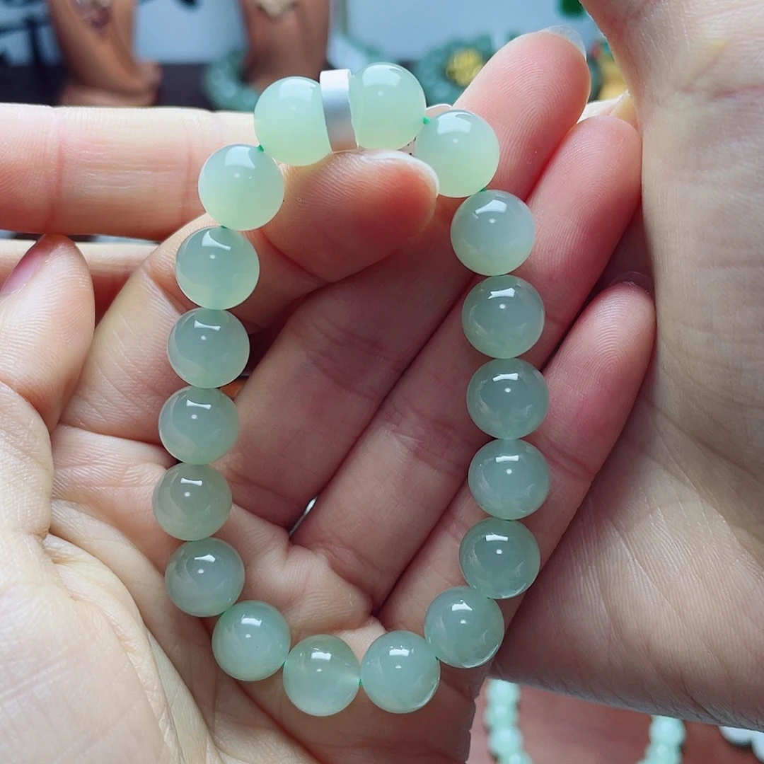 和田玉手链未镶嵌又****天