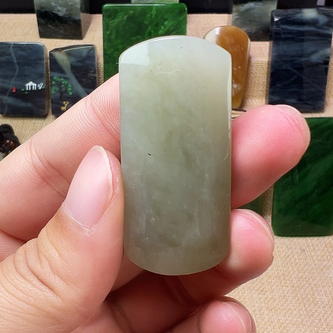 和田玉珠宝半成品未镶嵌