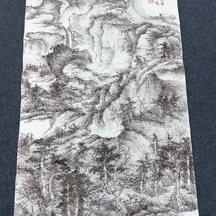 国画纯手绘作品欣赏图