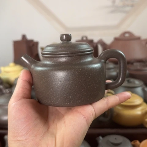 茶壶紫砂梨皮天青230cc