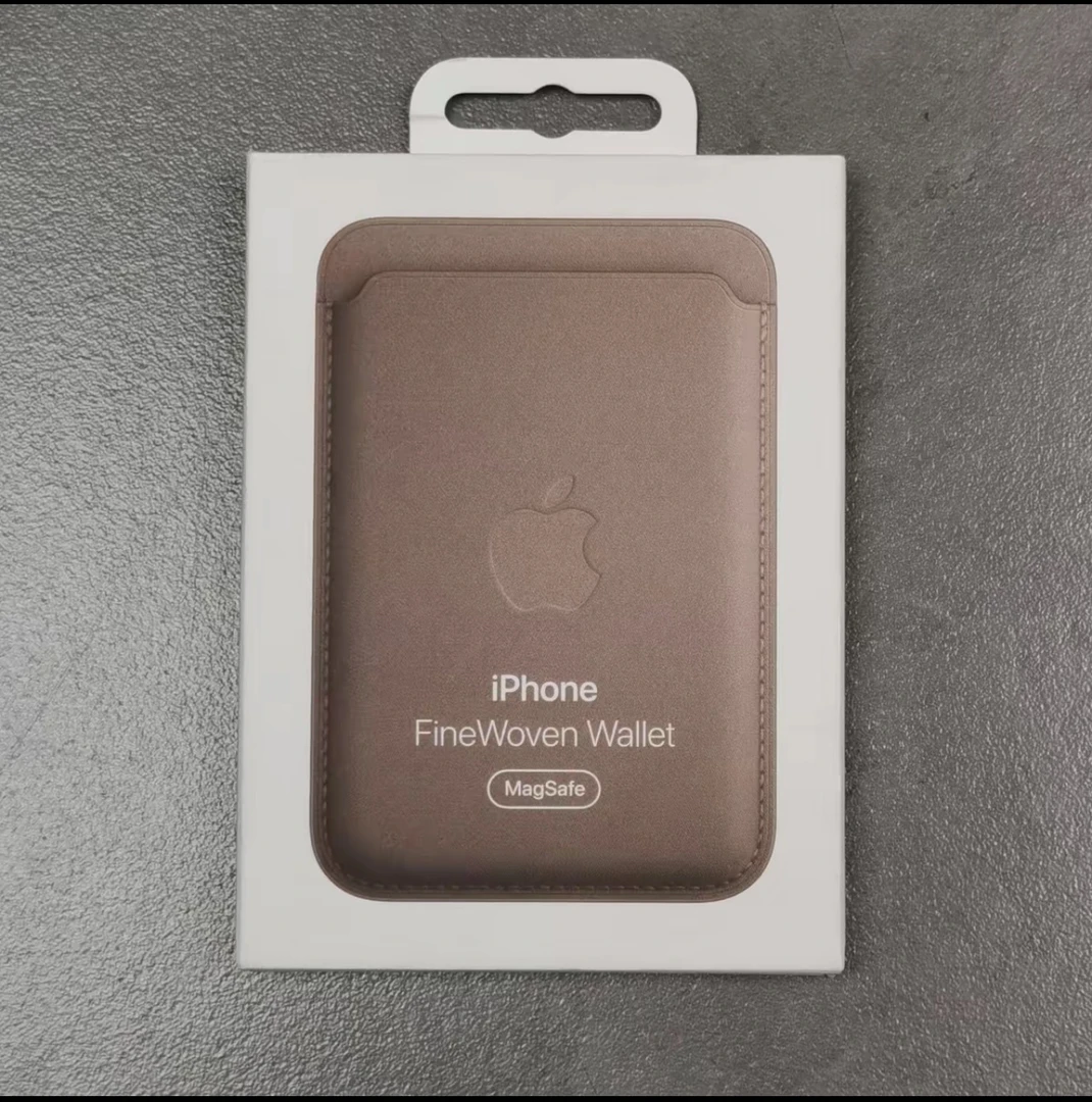 准新品 Apple/苹果 原装 MagSafe磁吸 精织斜纹卡包 支持查找定位