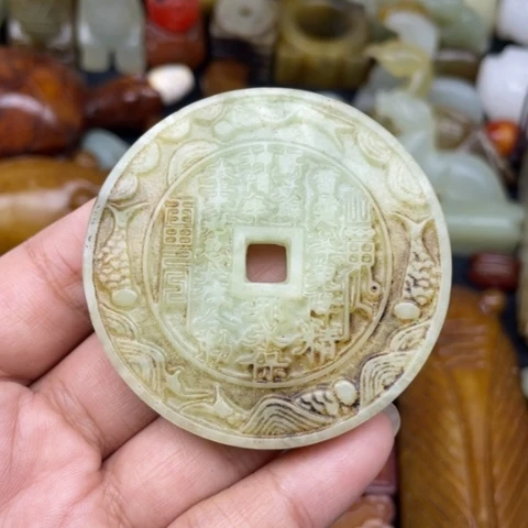 蛇纹石玉未镶嵌颈饰20