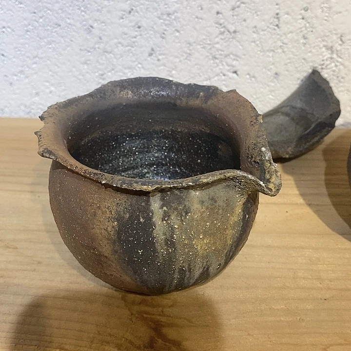苏***尔壶公道杯黑陶复烧