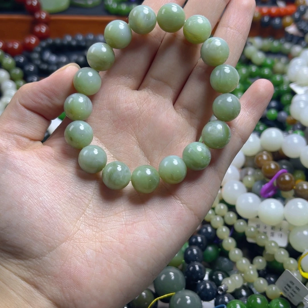 和田玉未镶嵌手链