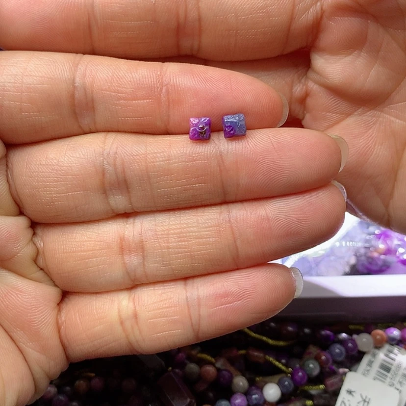 【闪购商品】苏纪石（舒俱来）银S925镶嵌耳钉