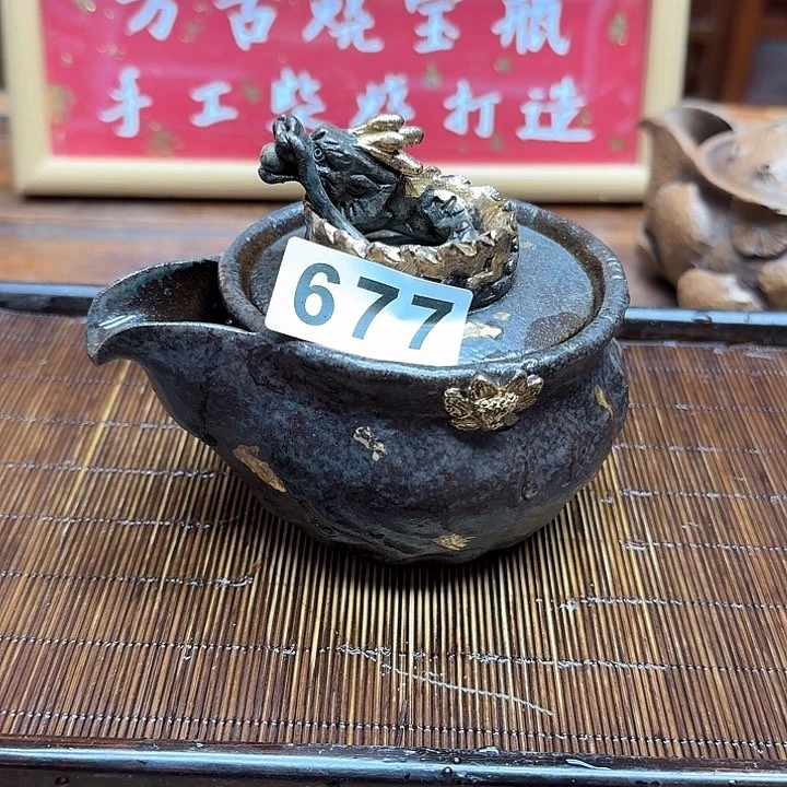 纯手工制作粗陶茶具
