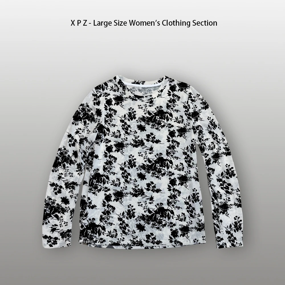 欧式女款打底衫植绒印花百搭性感长袖T恤时尚大码女装印花770