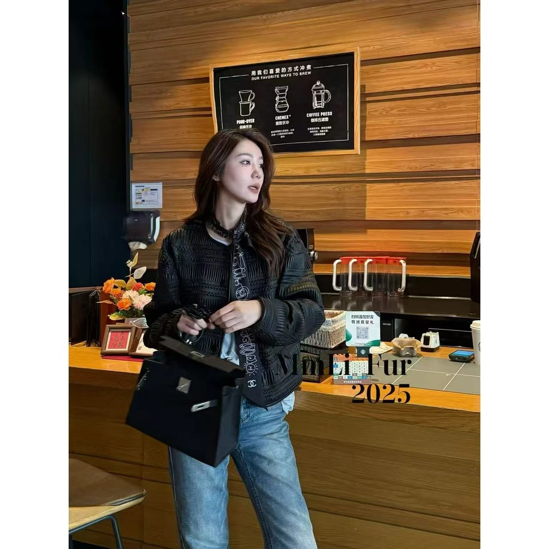 【萌萌里】MMLi CLOTHES｜“不落俗套”时髦小姨风绵羊皮外套 mm29105