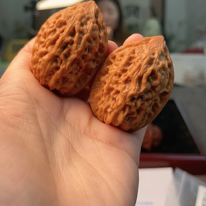 文玩核桃把件小*?沈鸡34