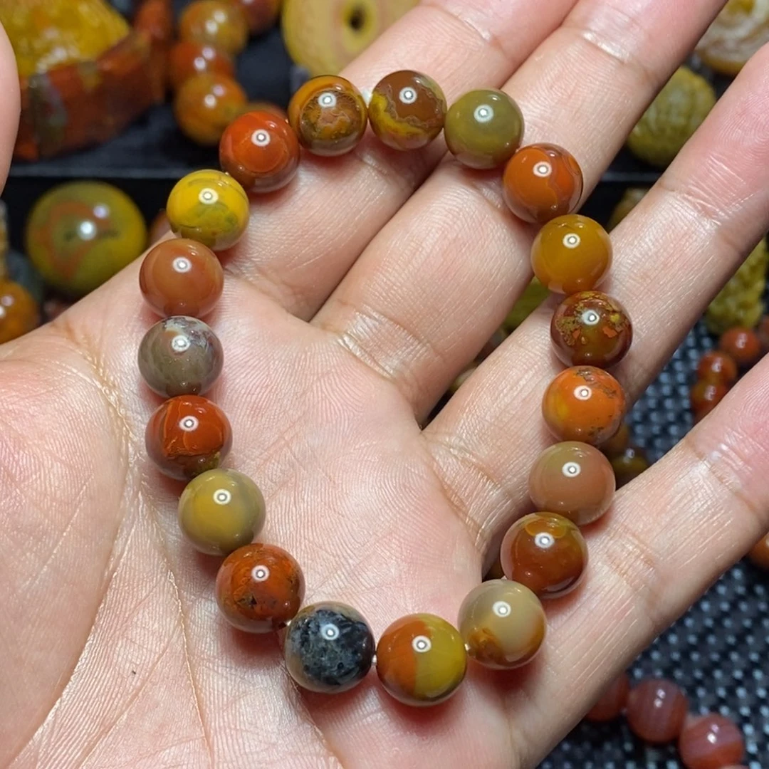 玛瑙/玉髓玛瑙战国红未镶嵌