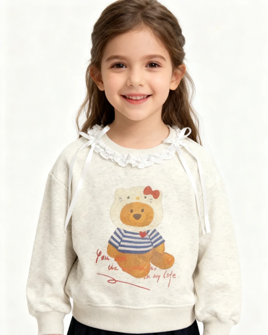 【kitty熊】25年冬款新款5362儿童卫衣