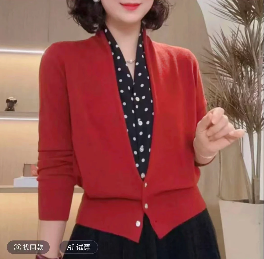 829女士新款时尚百搭气质假两件休闲上衣