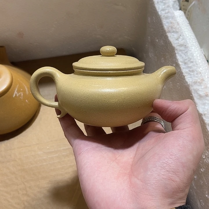 茶壶紫砂本绿仿古瑕