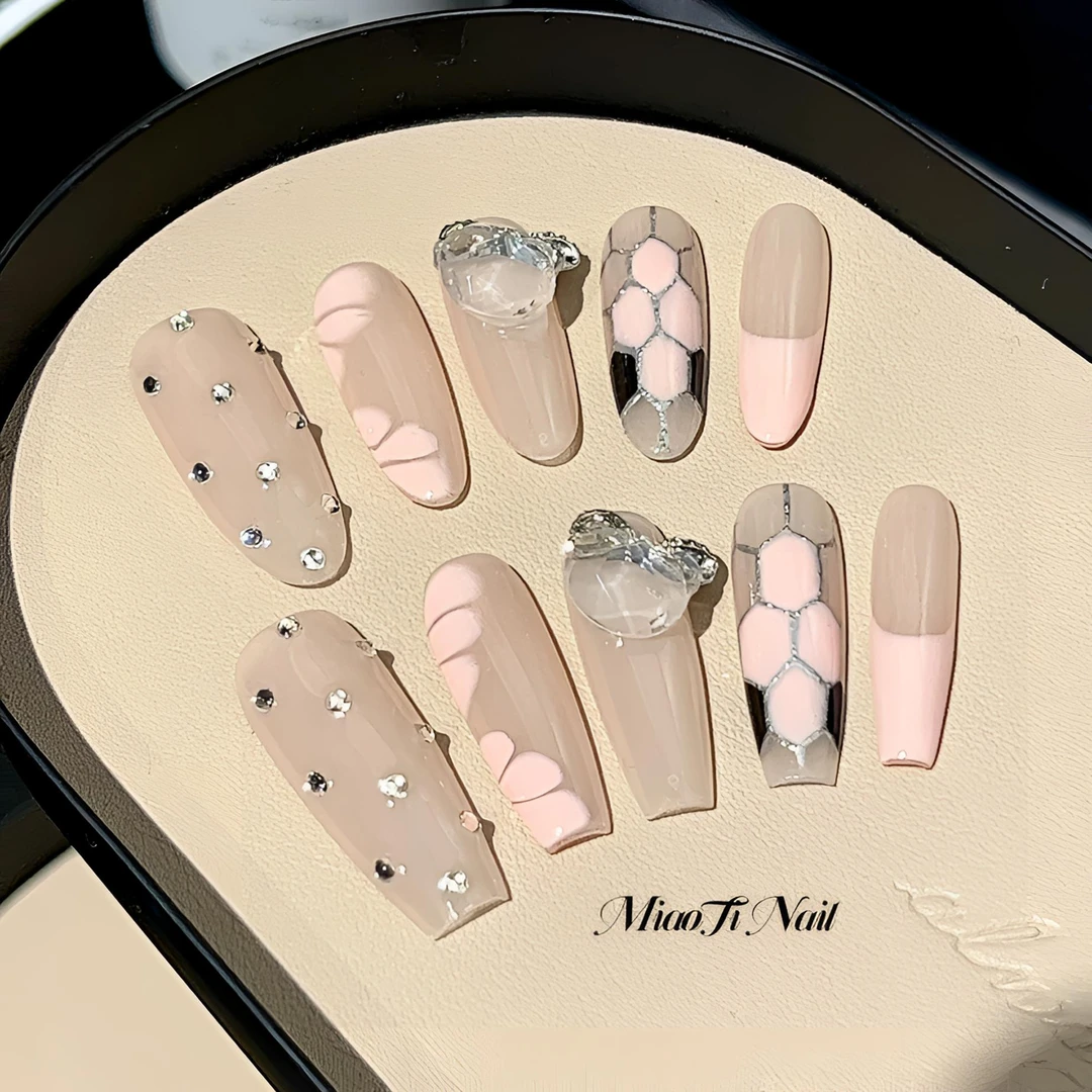 【宝宝蛇】【甲型可定制】猫哥miaoti蛇年轻奢高级感纯手工穿戴甲