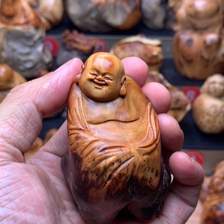 柏木（崖柏）崖柏陈化料手把件