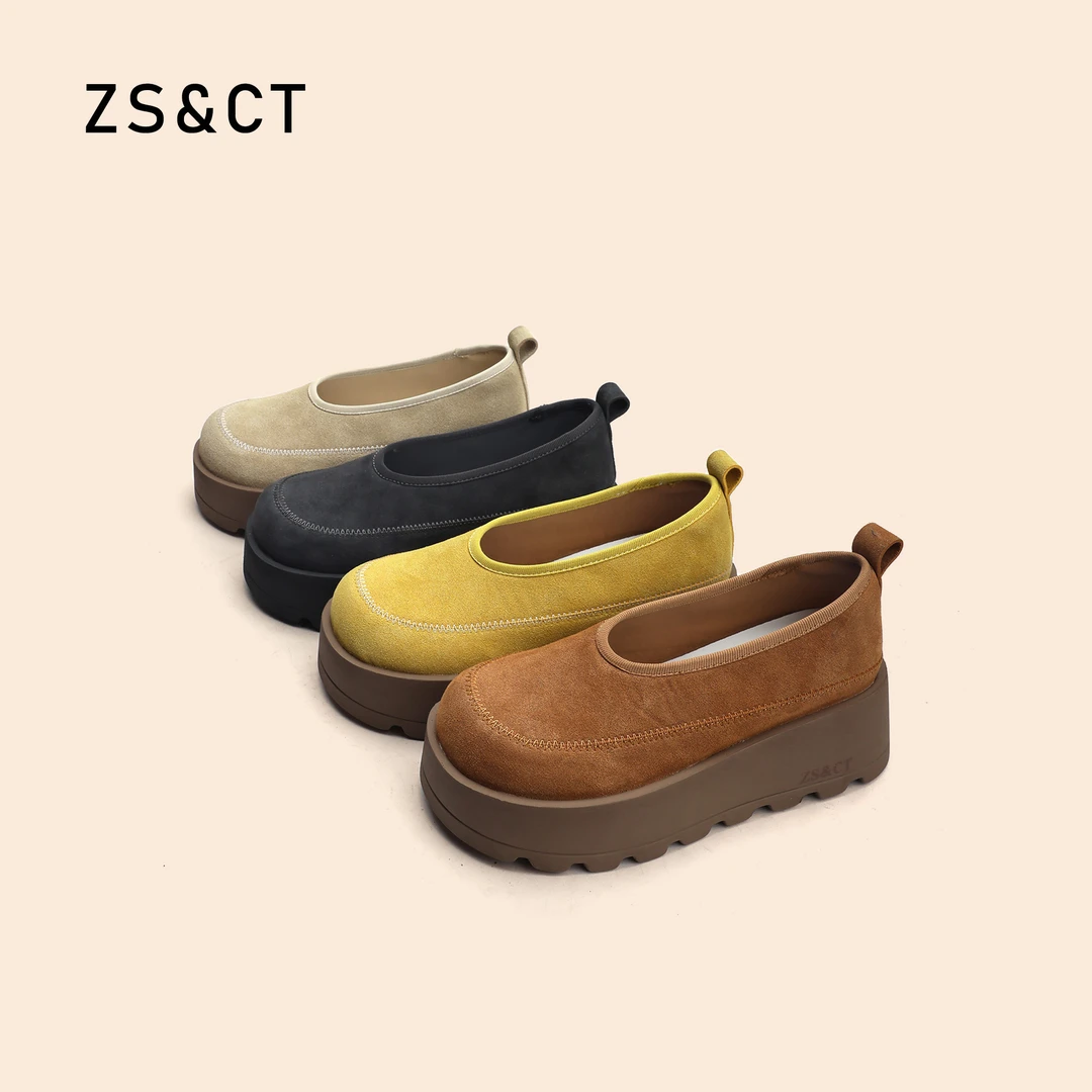 网红爆款2025新款乐福鞋厚底增高休闲潮流软底不累脚气质阿甘鞋