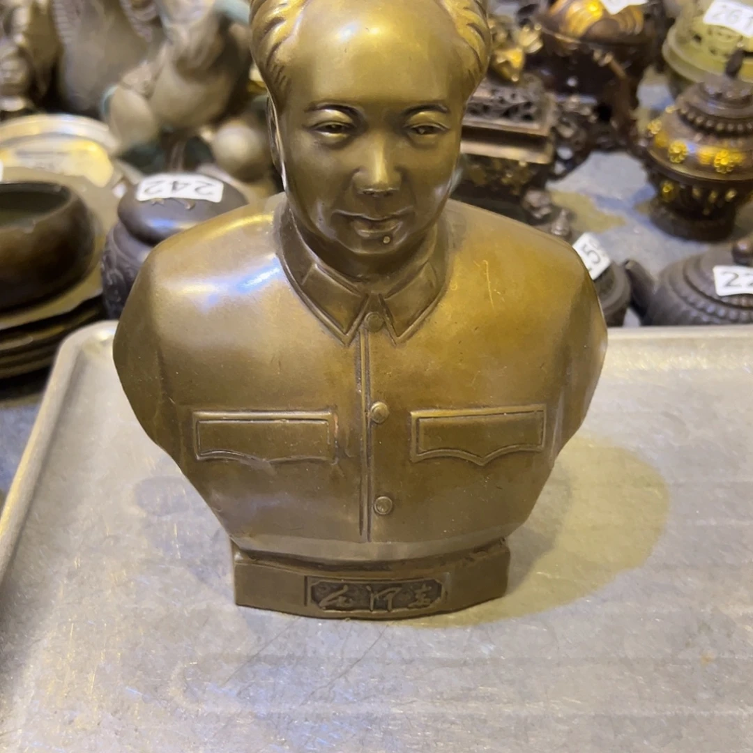 黄铜摆件，文房摆件