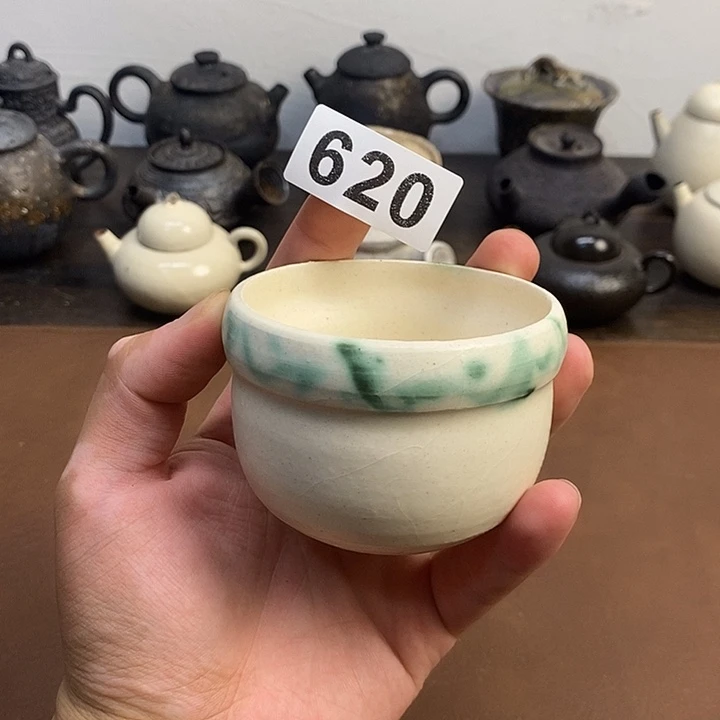 620粉引开片单杯看好拍