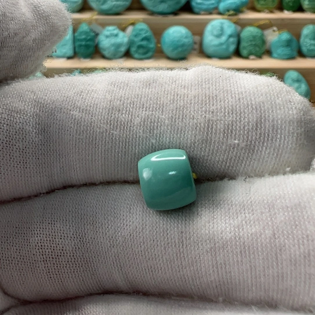 未镶嵌绿松石直切珠8.6m m