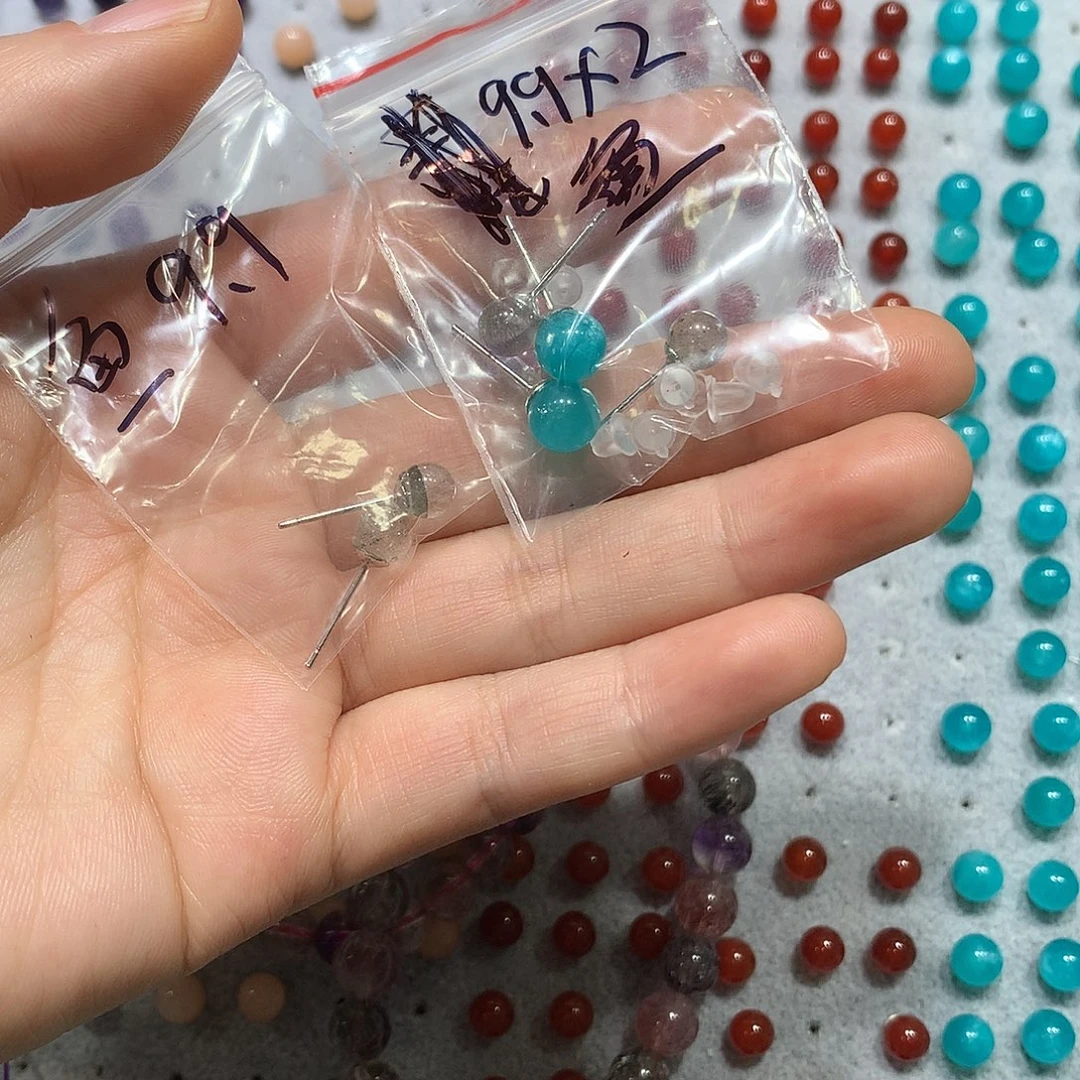 一****未镶嵌水晶手链耳钉