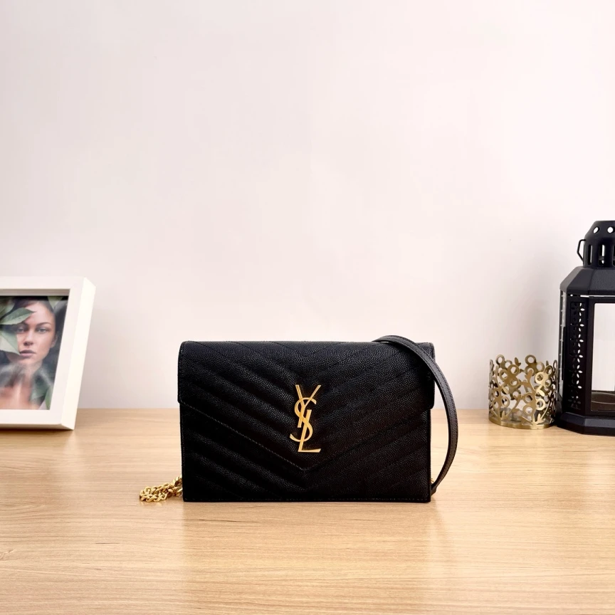 95新 YSL/圣罗兰 信封包/单肩包/7305