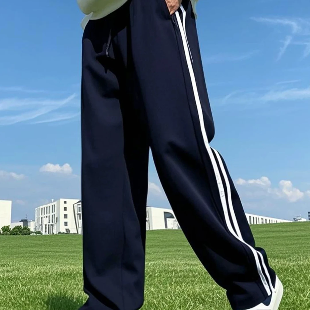 中小学生保暖青春活力风B类长裤运动风冬季加厚校服校服裤童装