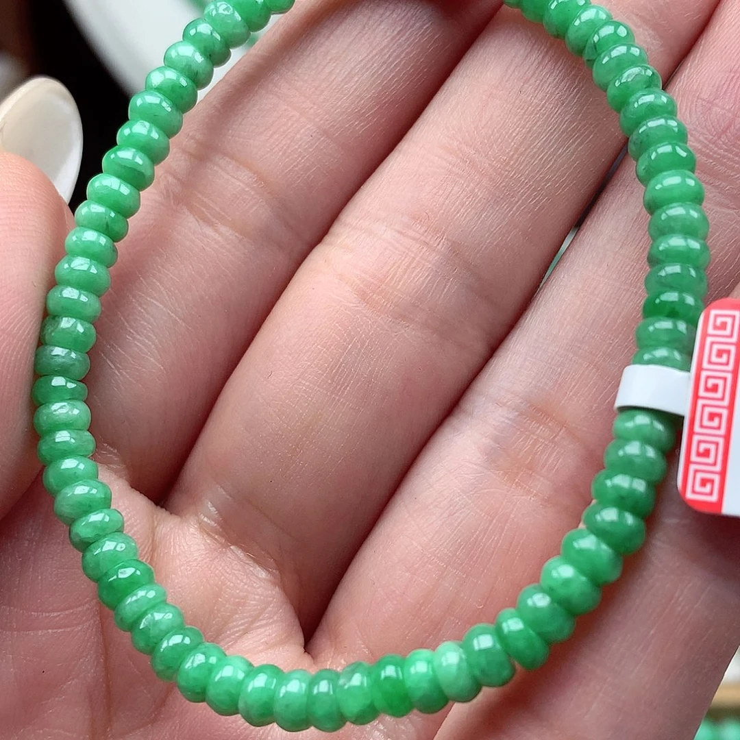 翡翠未镶嵌毛衣链翡翠