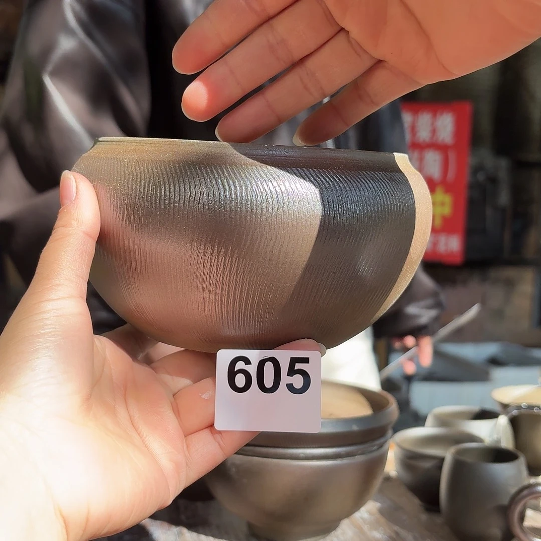 坭兴陶柴烧全手工原矿泥料杯