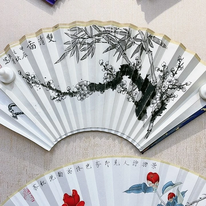 扇子95寸16方2.0扇面折扇