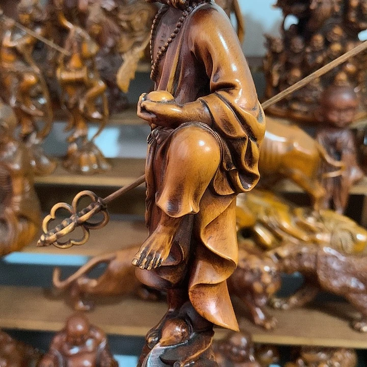 黄杨木用*阳达摩渡江的