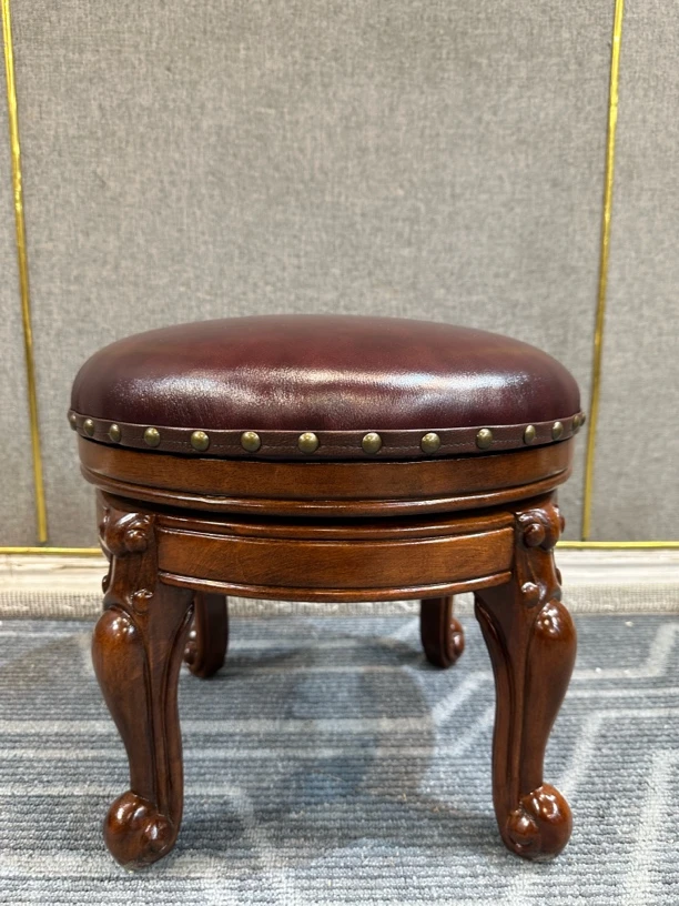 旋转凳380*380*380浅棕坐具美式客厅家用11