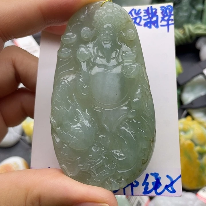 颈饰未镶嵌翡翠天然翡翠