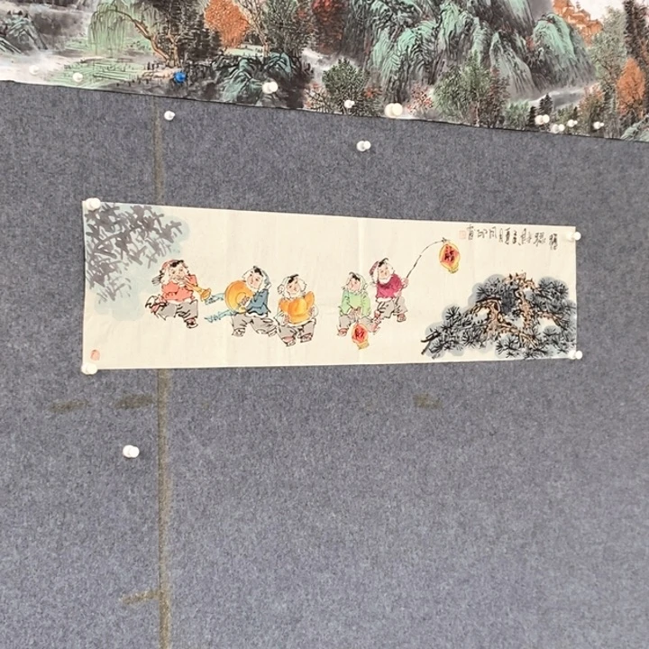 国画洪*堂绘画作品欣赏