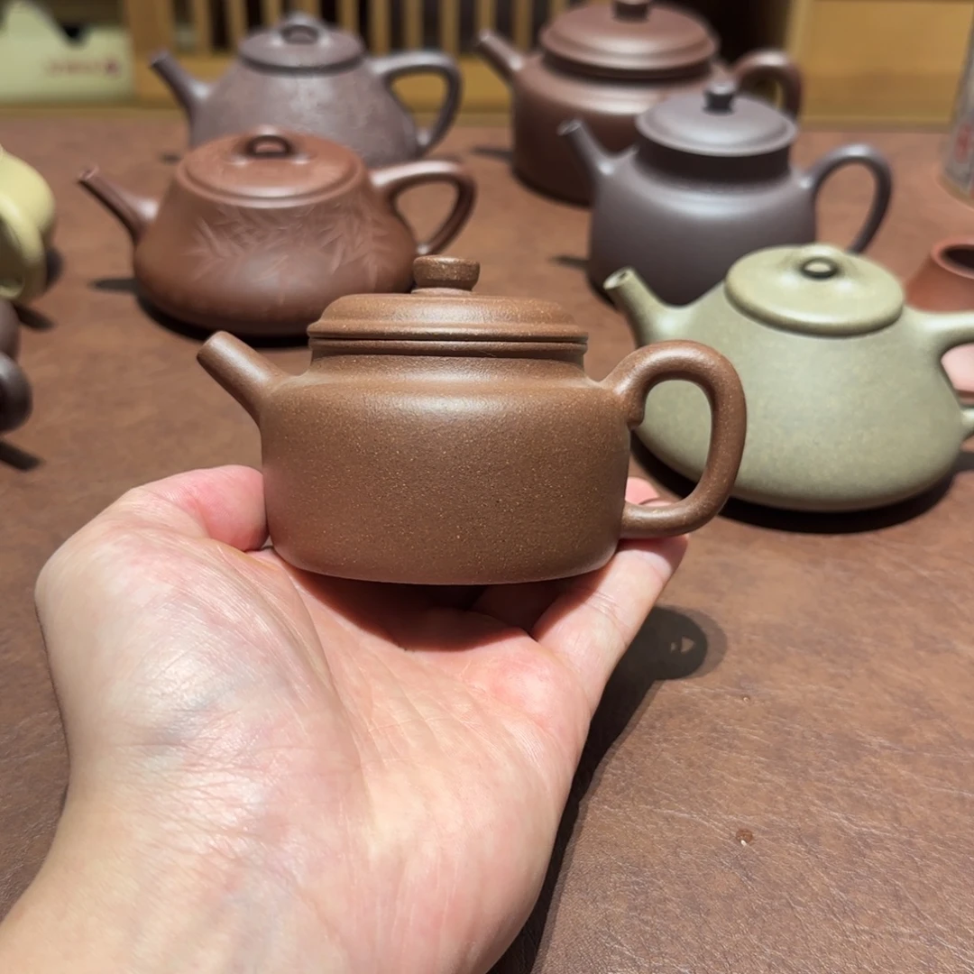 茶壶紫砂鲨皮青德钟