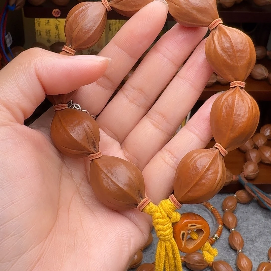 橄榄核手串小*20/28四花 正宗梅林铁核