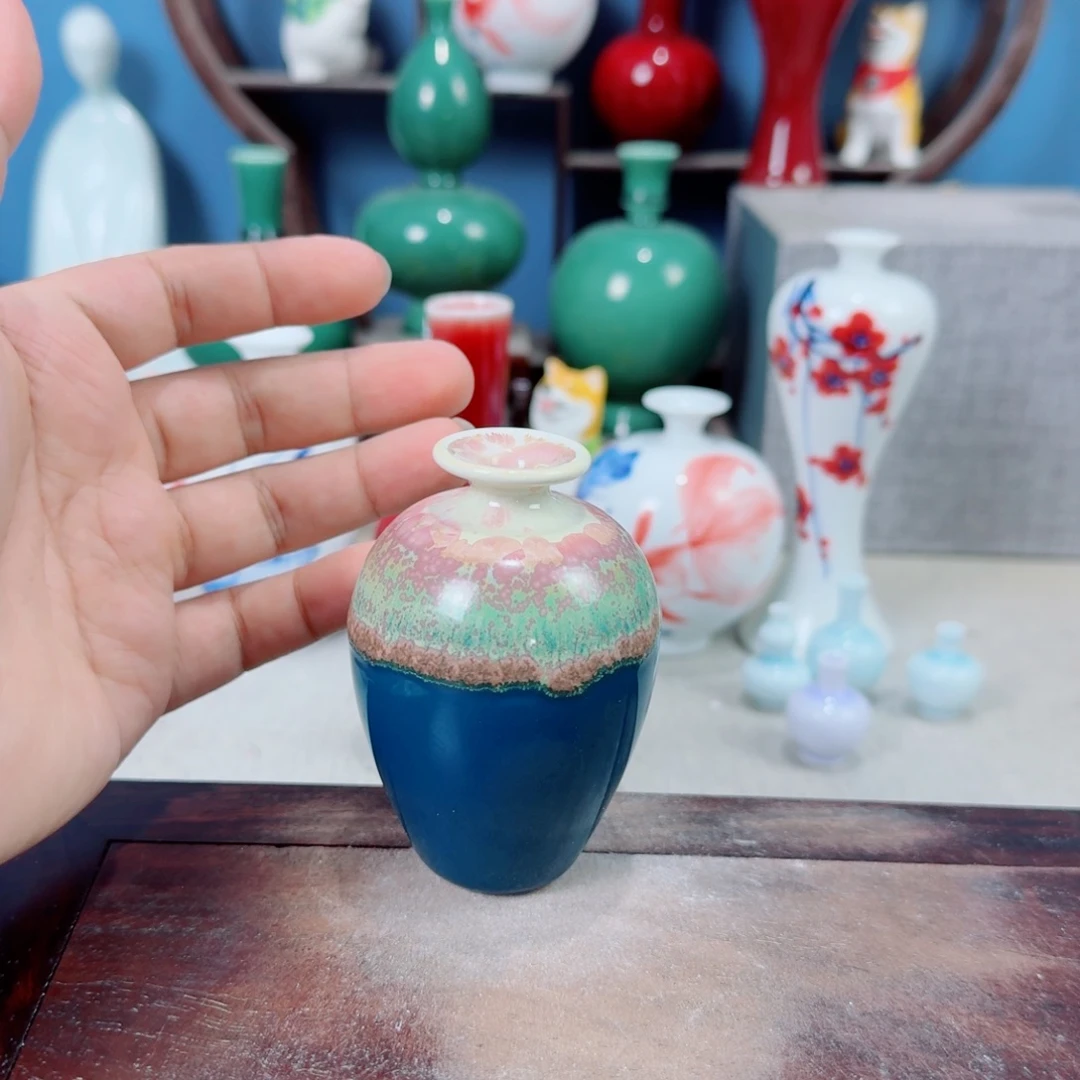 陶瓷手工小花器摆件