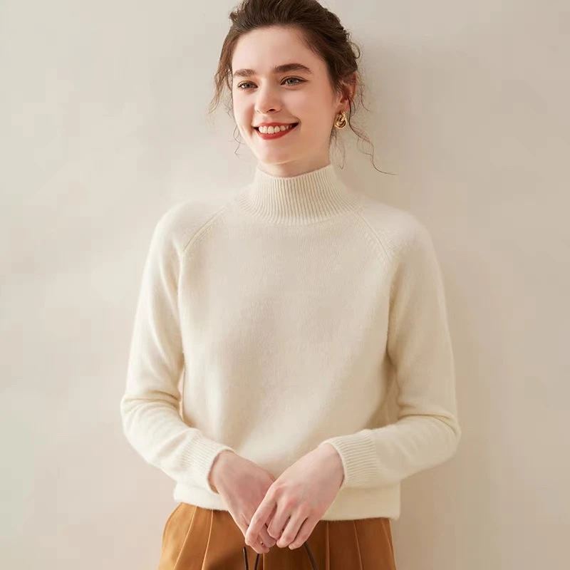 山羊绒衫女加厚亲肤羊毛宽松毛衣打底衫（编码非直播勿拍不发货）