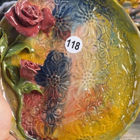 晨***园碗熠樹日式手捏餐具茶具