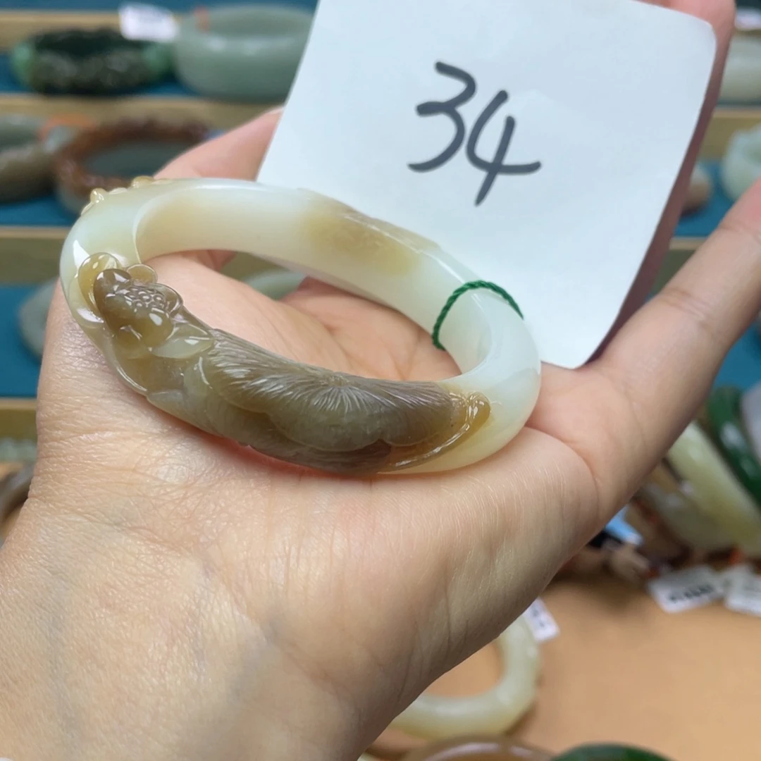 未镶嵌手镯和田玉圈口55