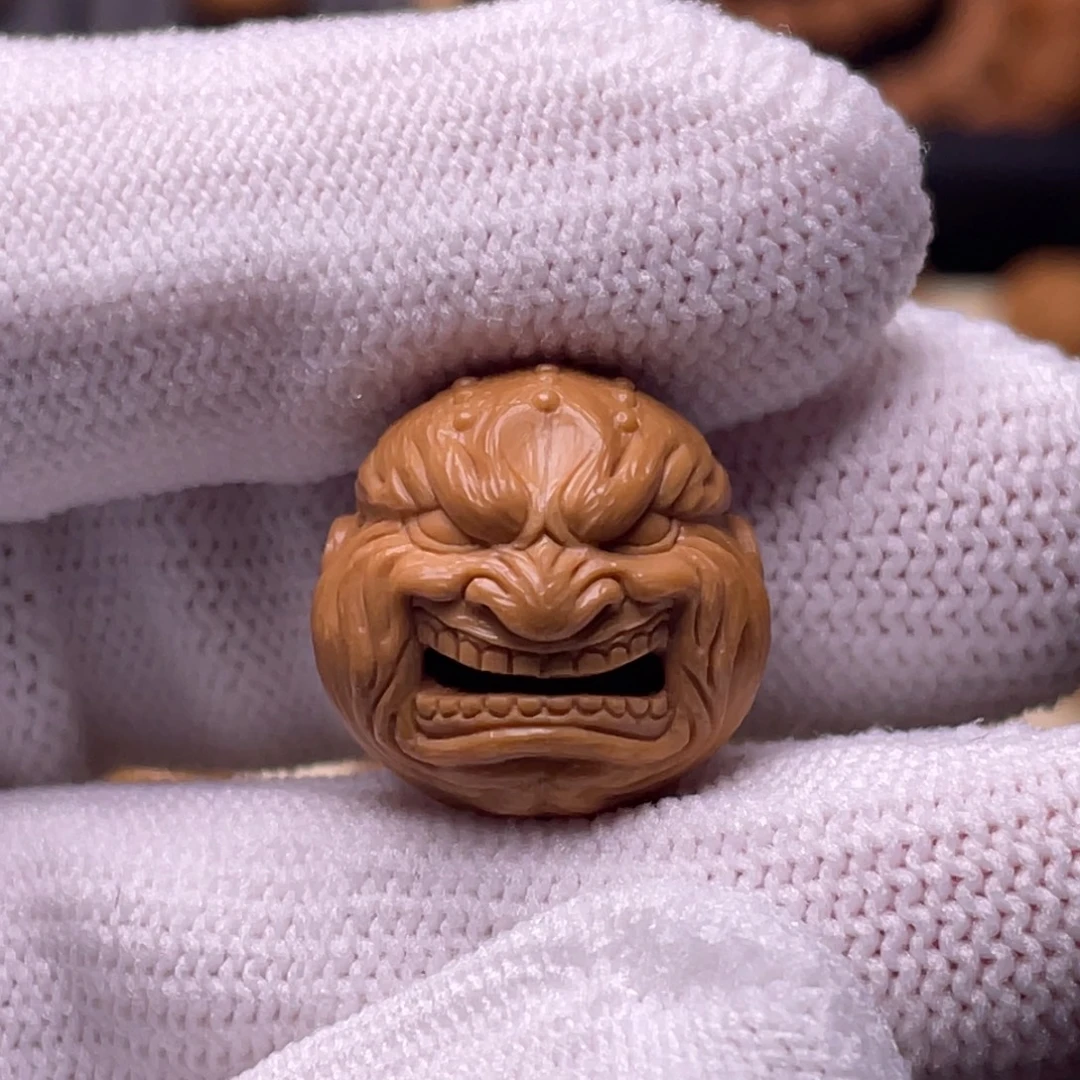 猴头核桃吊坠精工经典金牙素款17.9