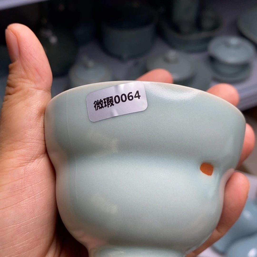 瓷片混****宋汝州原矿原釉微瑕不退不换无售后