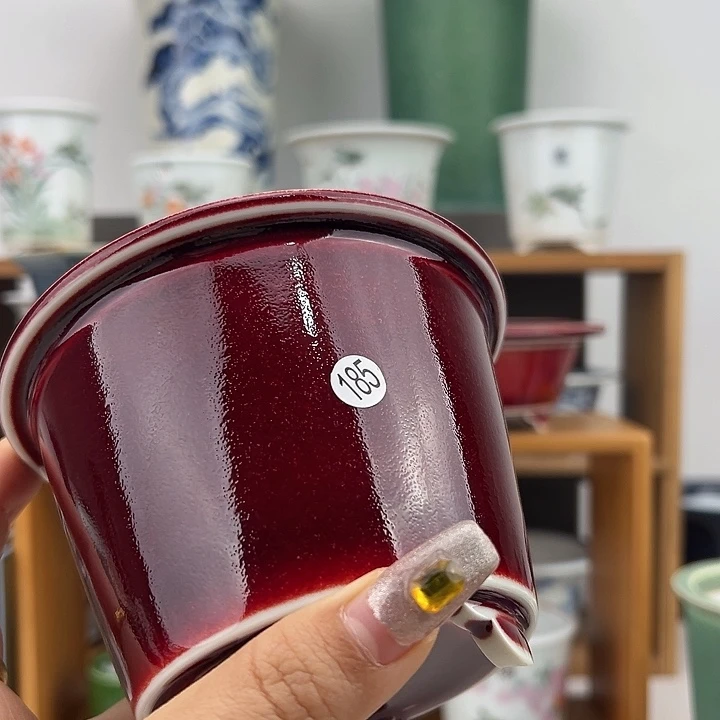 红陶原****）手工制作盆
