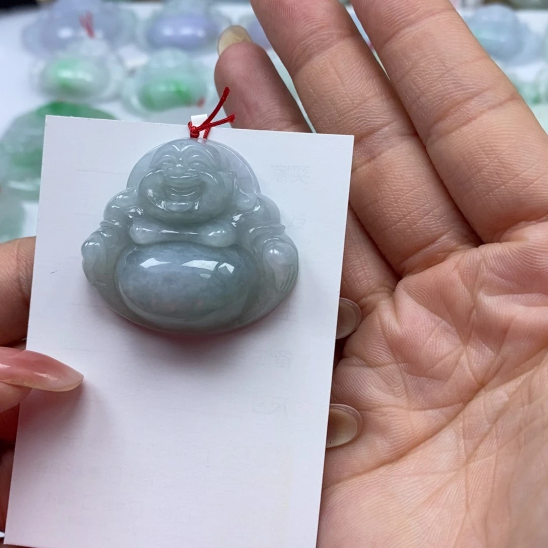 颈饰未镶嵌翡翠天然翡翠吊坠a货