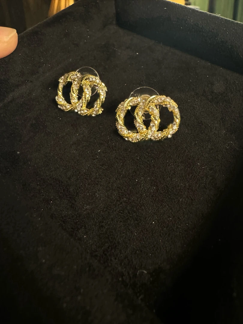 铜合金锆石耳饰 【梦中梦】甜美可爱温柔百搭日常耳钉