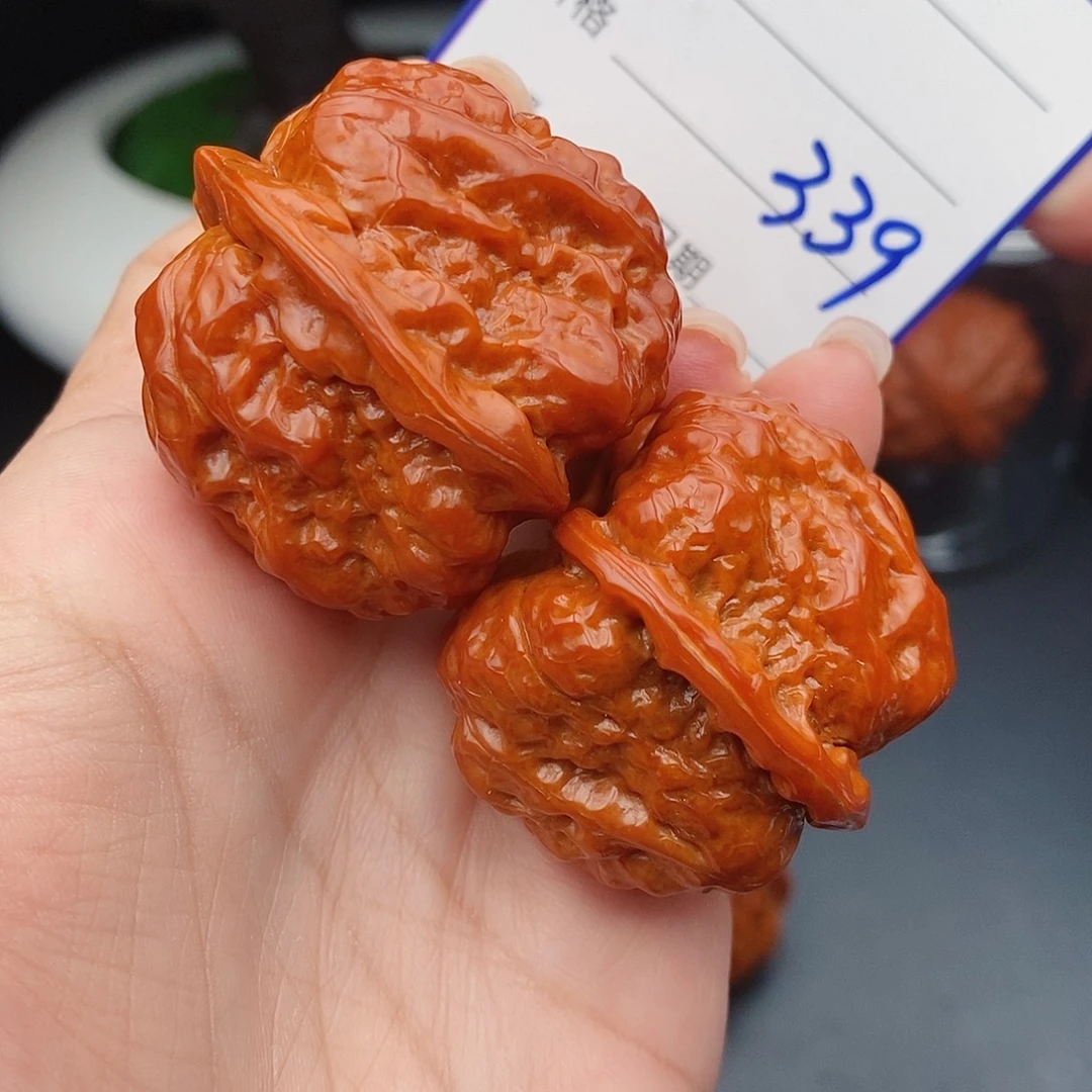 把件文玩核桃39蛤蟆头339